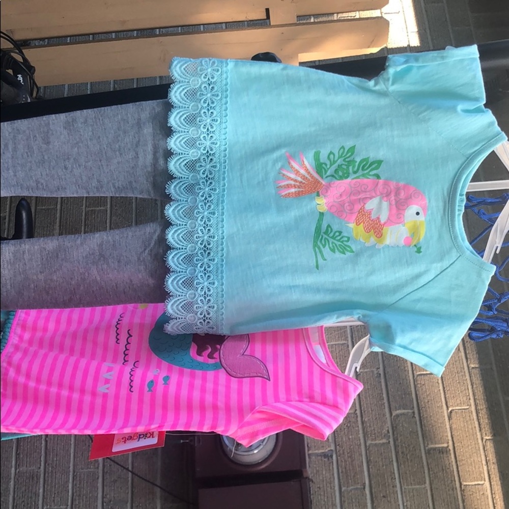 2t leggings /top set for girls